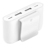 Belkin USB 2.0 4-Port Hub fehér (BUZ001BT2MWHB7) (BUZ001BT2MWHB7)