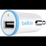 Belkin USB autós töltő fehér-kék (F8J014btBLU) (F8J014btBLU) - Autós Töltők