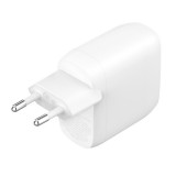 Belkin WCB010vfWH BoostCharge Pro 60W 2 x USB-C Fehér Mobiltelefon töltő