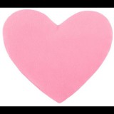 Bellatex Heart fleece, 23 × 25 cm, pink (10412)