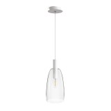 BELLINI L E14 függőlámpa fehér átlátszó üveg 230V LED E14 15W