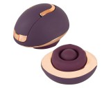 Belou - akkus, forgó, vulva masszírozó vibrátor (lila)