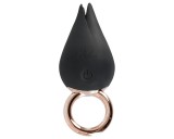 Belou - akkus, vízálló csikló vibrátor (fekete)