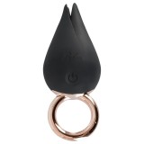 Belou - akkus, vízálló csikló vibrátor (fekete)