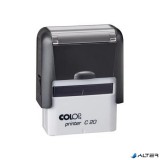 Bélyegző, COLOP 'Printer C 20', kék cserepárnával