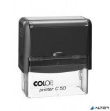 Bélyegző, COLOP 'Printer C 50', lila cserepárnával
