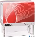 Bélyegző, COLOP &#039;Printer IQ 40&#039; fehér ház - fekete párnával