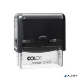 Bélyegző, COLOP "Printer C 40", kék cserepárnával