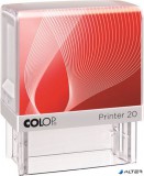 Bélyegző, COLOP "Printer IQ 20" fehér ház - fekete párnával