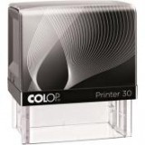 Bélyegző, COLOP "Printer IQ 30" fekete ház - fekete párnával