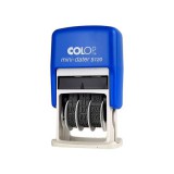 Bélyegzõ dátum COLOP S120 Mini fordított sorrendû számmal kék ház fekete párna