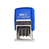 Bélyegzõ dátum COLOP S120 Mini számmal kék ház fekete párna