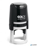 Bélyegző, kör, COLOP 'Printer R 30', kék cserepárnával