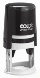 Bélyegző, kör, COLOP Printer R 40, fekete cserepárnával (IC1034000)