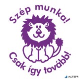 Bélyegző, motivációs, Szép munka! Csak így tovább!, COLOP 'N43-kék', lila