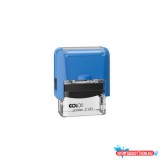Bélyegző Printer Colop Pocket Stamp 20 kék átlátszó ház kék párna