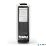 Bélyegző, TRODAT 'Pocket Printy 9511', fehér ház, fekete párnával
