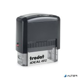 Bélyegző, TRODAT "Ideal 4912", fekete ház, fekete párnával