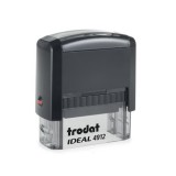 Bélyegző, TRODAT Ideal 4912, fekete ház, fekete párnával (IT4912P2)