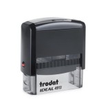 Bélyegző, TRODAT Ideal 4913, fekete ház, fekete párnával (IT4913P2)