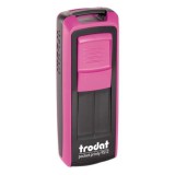 Bélyegzõ TRODAT Pocket Printy 9512 zseb rózsa ház fekete párna