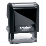 Bélyegzõ TRODAT Printy 4.0 4911 eco-fekete ház kék párna