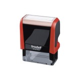 Bélyegzõ TRODAT Printy 4.0 4912 tûzpiros ház fekete párna