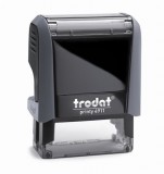 Bélyegző, TRODAT Printy 4911, fekete ház, kék párnával (IT4911K)