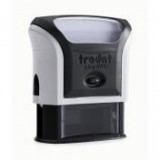 Bélyegző, TRODAT "Printy 4912", fekete ház, fekete párnával