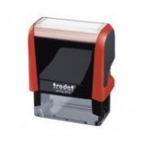 Bélyegző, TRODAT "Printy 4912", piros ház, fekete párnával