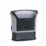 Bélyegző, TRODAT "Printy 4913", fekete ház, fekete párnával