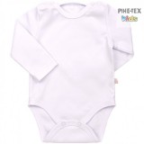 Bembi 0-6hó fehér hosszú ujjú body (BD109)
