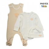 Bembi Díszdobozos újszülött 3 részes szett bézs,bárányos (KP197)