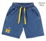 Bembi fiú farmer rövidnadrág, hímzett tigris mintával (SHR586)