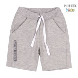 Bembi kisfiú szürke rövidnadrág, oldalán nyomott mintával (SHR590)