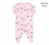 Bembi kislány rózsaszín rugdalózó,mintával (KB77)