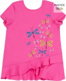 Bembi pink, nyári kislány póló, nyomott mintával (FB702)