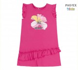Bembi pink, nyári kislány tunika (PL275)