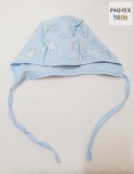 Bembi újszülött kisfiú kék sapka,felhő mintával(SHP2)