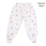 Bembi újszülött kisfiú rugdalózó fehér,kutyás mintával (PZ1)