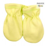 Bembi újszülött kislány kesztyű,sárga (VR3)