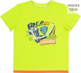 Bembi zöld-narancs, fiú póló, bikers felirattal (FB696)