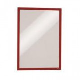 Bemutató keret, A3, mágneses, DURABLE "DURAFRAME® MAGNETIC", piros [5 db]