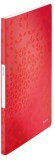Bemutatómappa, 20 zsebes, A4, LEITZ Wow, piros (E46310026)