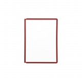 Bemutatótábla, A4, DURABLE "SHERPA®", piros (560603)