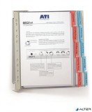 Bemutatótábla tartó, fali, 10 db bemutatótáblával, DURABLE "FUNCTION WALL 10", vegyes szín