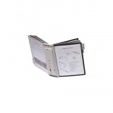 Bemutatótábla tartó, fali, 10 db bemutatótáblával, DURABLE "SHERPA WALL", szürke (563122)