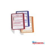 Bemutatótábla tartó, fali, 5 db táblával, Durable Vario(R) Wall 5, sötétkék