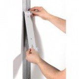 Bemutatótábla tartó, fali, mágneses, 10 db bemutatótáblával, DURABLE "VARIO® 10 MAGNET", fekete [10 db]