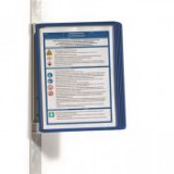 Bemutatótábla tartó, fali, mágneses, 5 db bemutatótáblával, DURABLE "VARIO® 5 MAGNET", sötétkék [5 db]